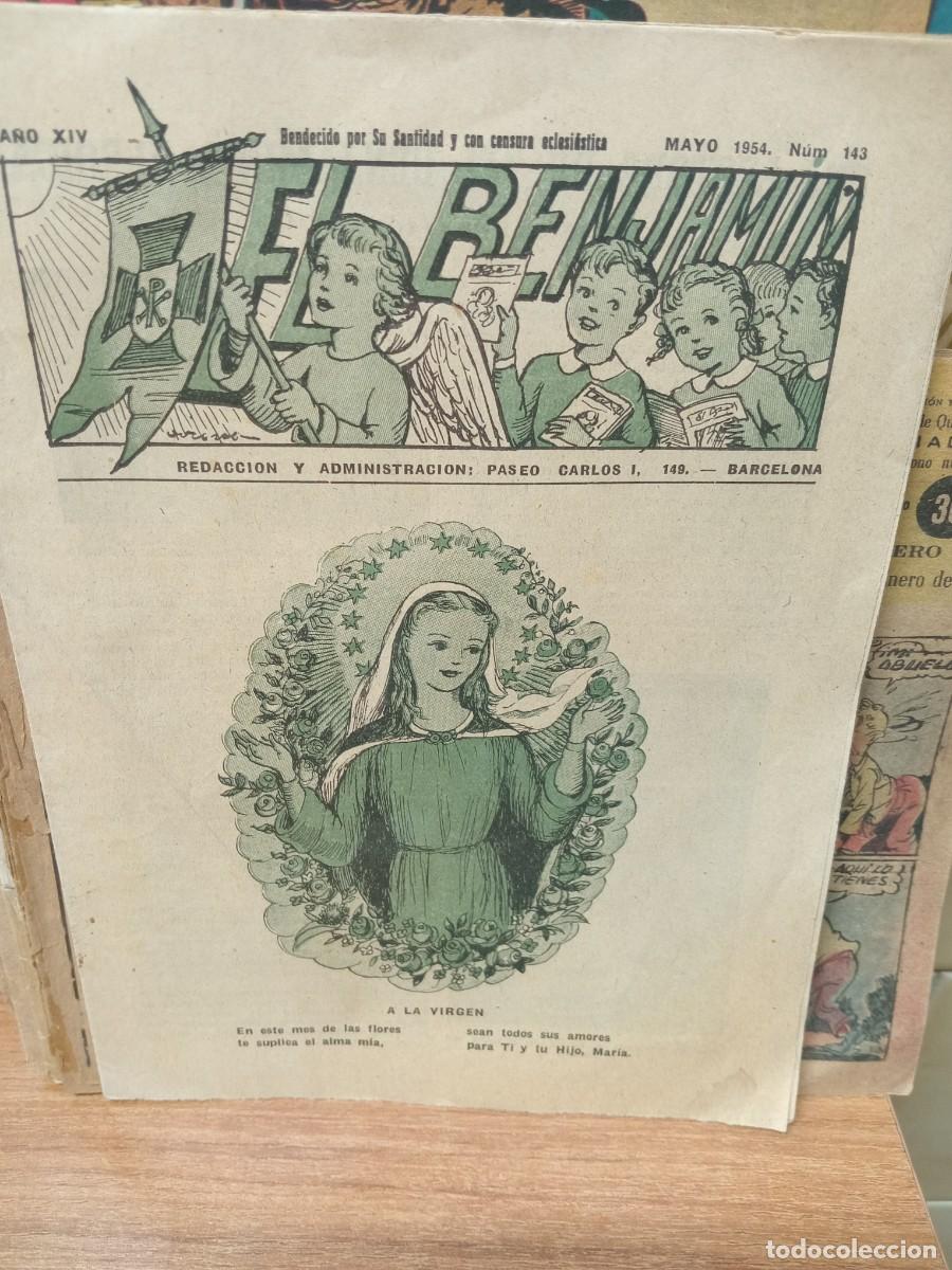 Tebeos: EL BENJAMIN - N&ordm; 143 - ACCION CATOLICA VIC -1954 - Foto 1