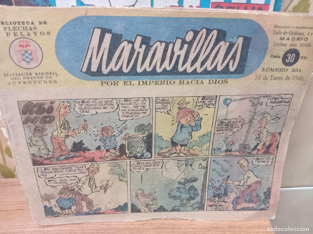 Tebeos: MARAVILLAS - N&ordm; 334 - FET Y DE LAS JONS - 1946