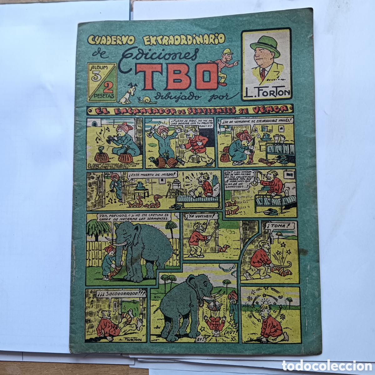 Tebeos: CUADERNO EXTRAORDINARIO DE EDICIONES TBO NUM 3. DE L.FORTON
