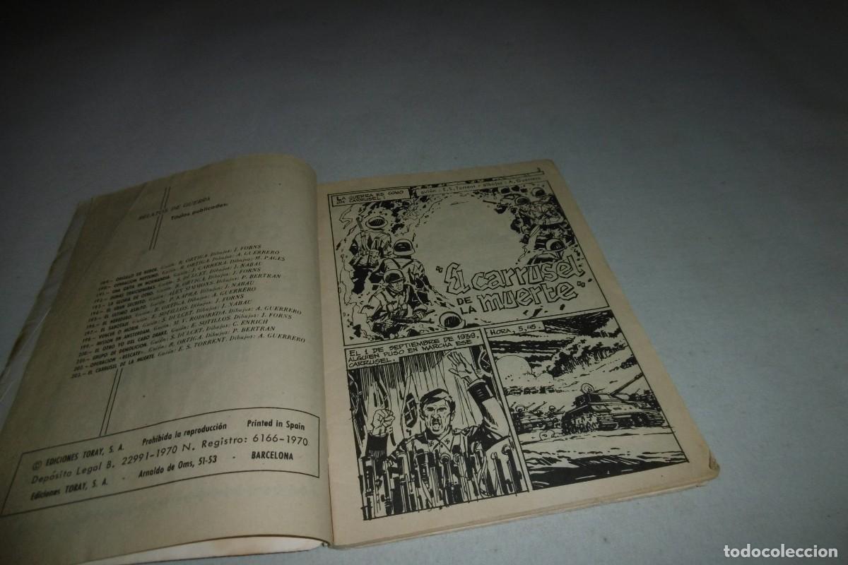 Tebeos: COMIC RELATOS DE GUERRA EL CARRUSEL DE LA MUERTE TORAY - Foto 2