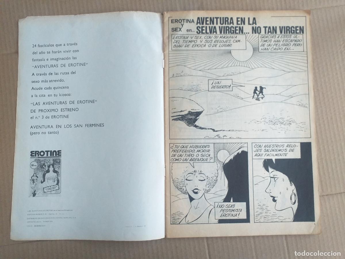 Tebeos: EROTINE - N&ordm; 2 DE 4 - 1978 MUNDIS, S. A. EDITORA - Foto 6