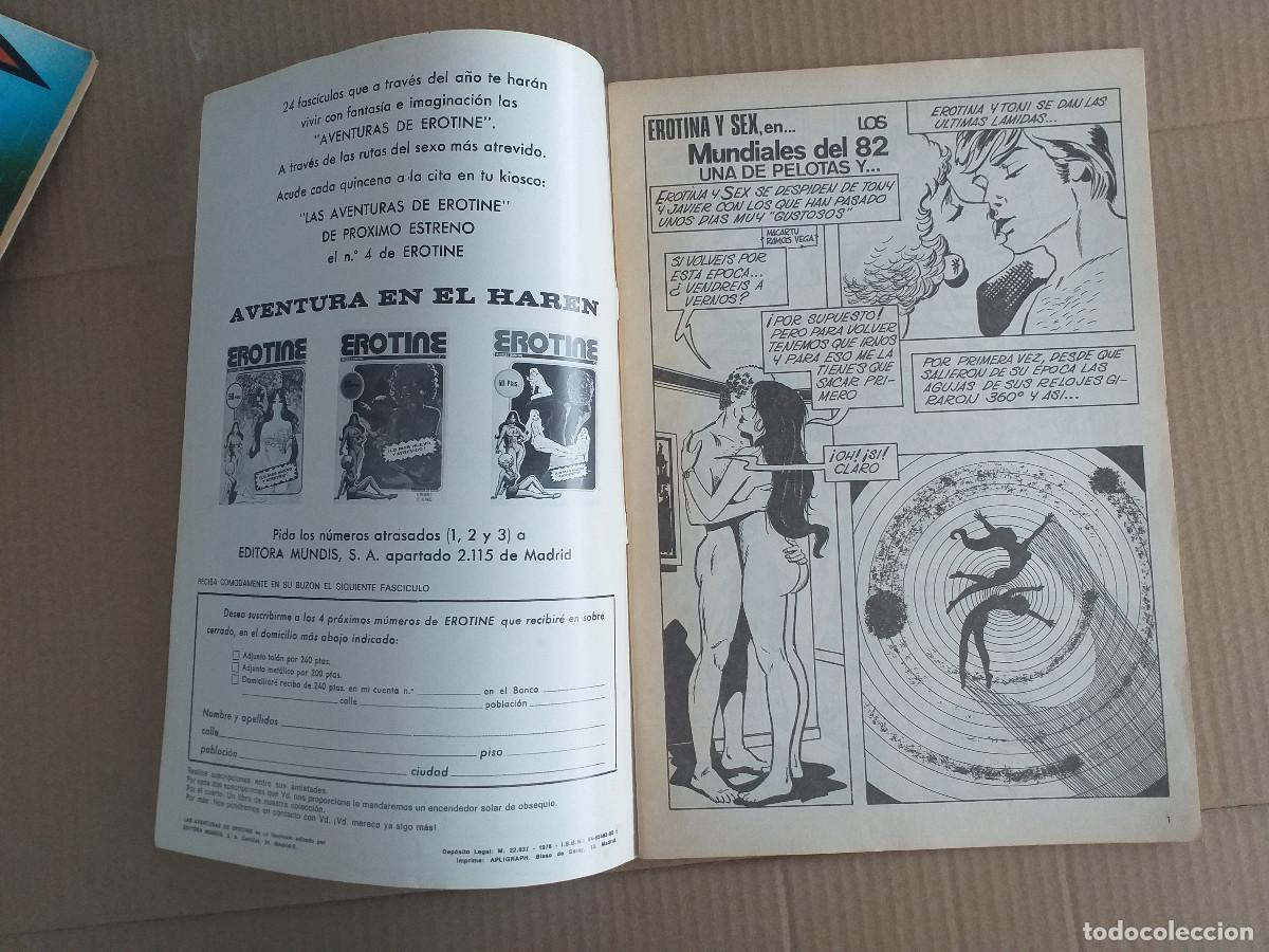 Tebeos: EROTINE - N&ordm; 4 DE 4 - ULTIMO NUMERO - 1978 MUNDIS, S. A. EDITORA - Foto 5