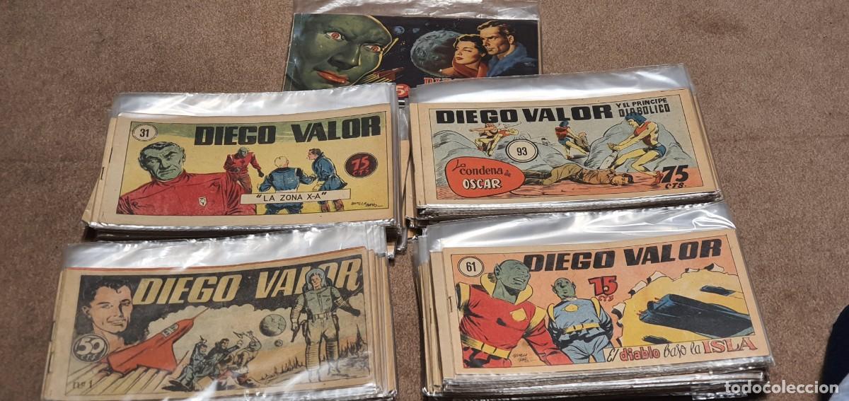 Tebeos: DIEGO VALOR COMPLETA 1&ordf; SERIE EDITORIAL CID 1954 124 EJEMPLARES +ALMANAQUE 2055