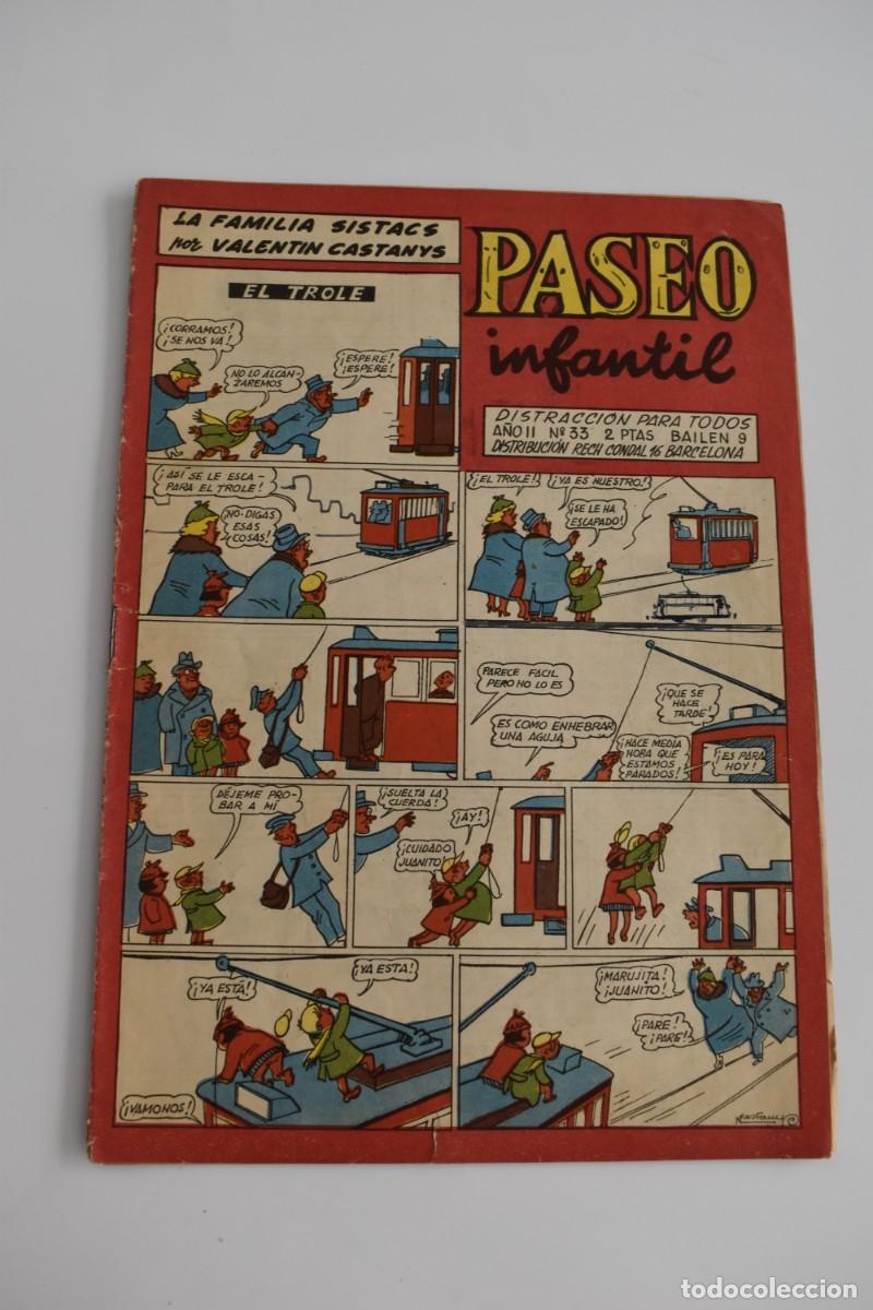 Tebeos: PASEO INFANTIL-E.GENERALES- N&ordm; 33 -CER&Ograve;N-FIGUERAS-F.IB&Aacute;&Ntilde;EZ-JACOVITTI-1957