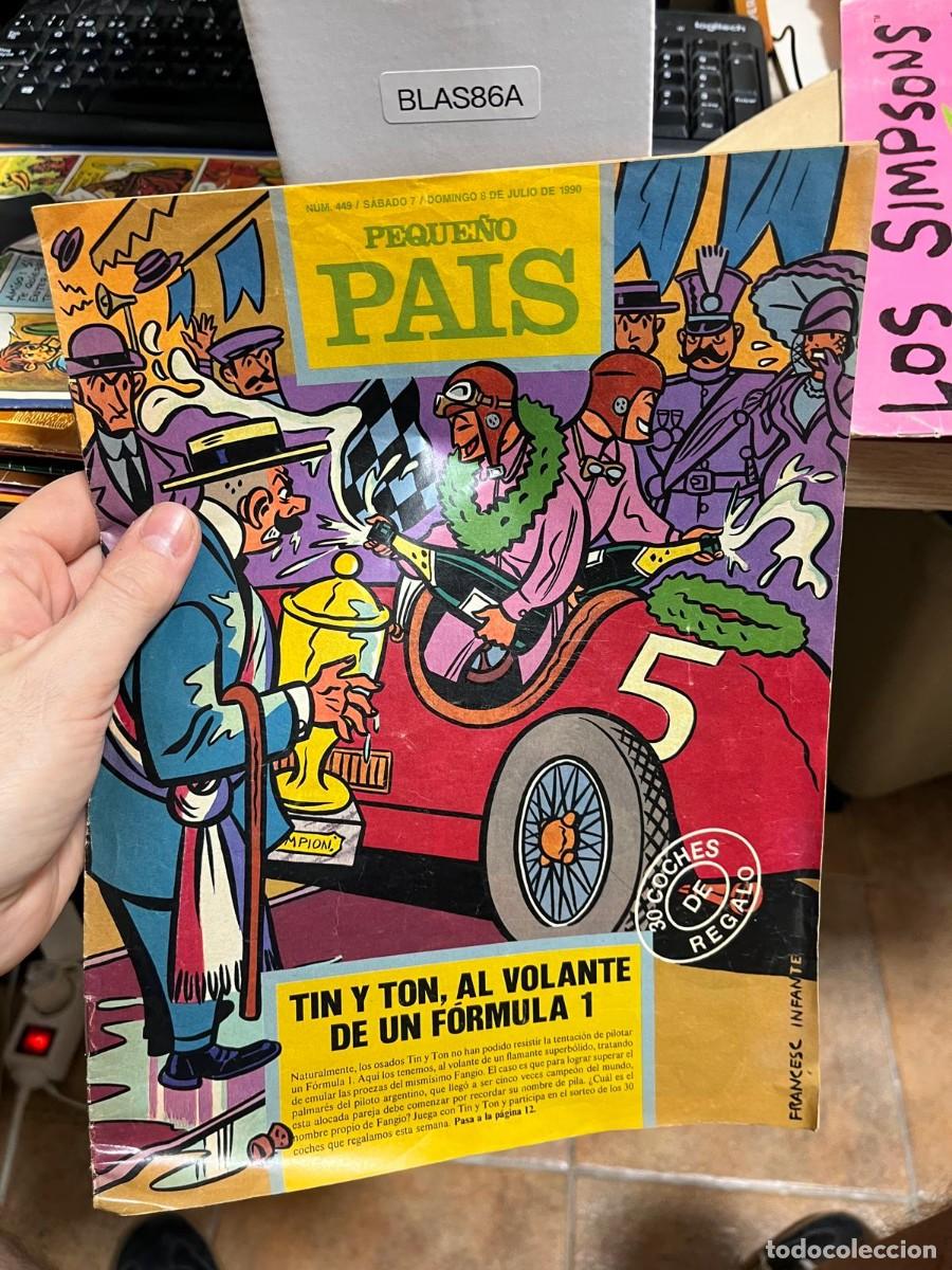 Tebeos: BLAS86A &ndash; Peque&ntilde;o Pa&iacute;s n&ordm; 449, 7-8 julio 1990. Suplemento infantil de El Pa&iacute;s.
