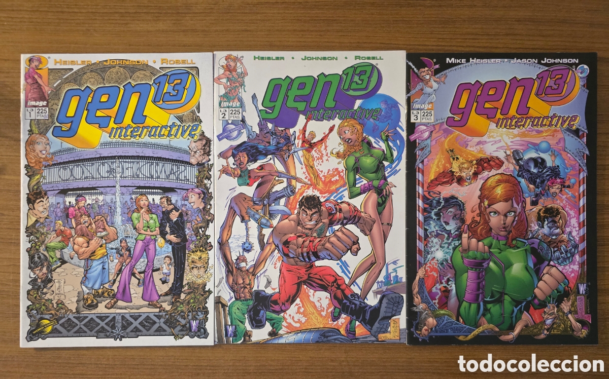 Tebeos: GEN 13 INTERACTIVE,3 EJEMPLARES COMPLETA,(IMAGE) - Foto 1