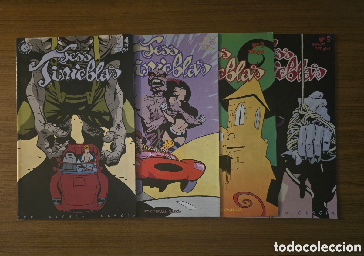 Tebeos: TESS TINIEBLAS,NUMEROS 2,3,4,Y,5,(CAMALEON EDICIONES)