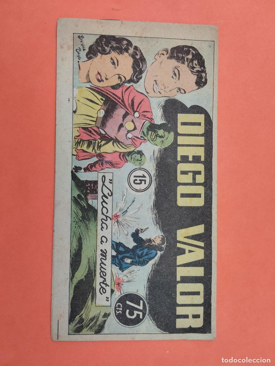 Tebeos: DIEGO VALOR N&ordm; 15 1&ordf; SERIE ORIGINAL EDITORIAL CID
