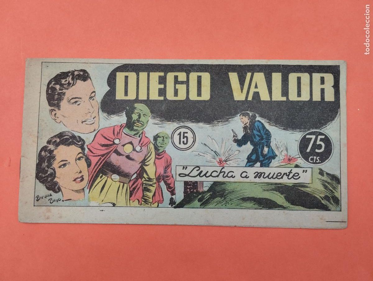 Tebeos: DIEGO VALOR N&ordm; 15 1&ordf; SERIE ORIGINAL EDITORIAL CID - Foto 1