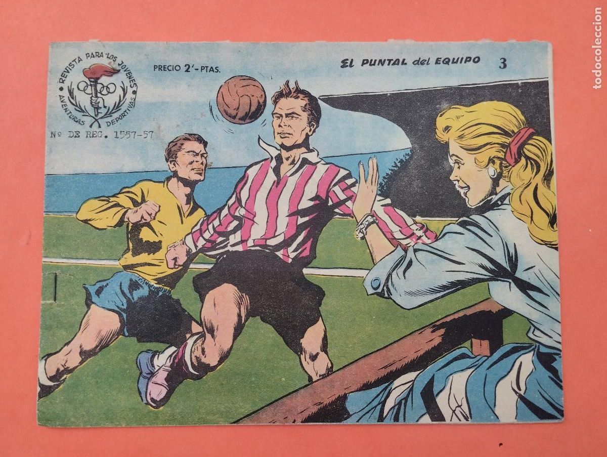 Tebeos: AVENTURAS DEPORTIVAS N&ordm; 3: EL PUNTAL DEL EQUIPO / RICART ORIGINAL