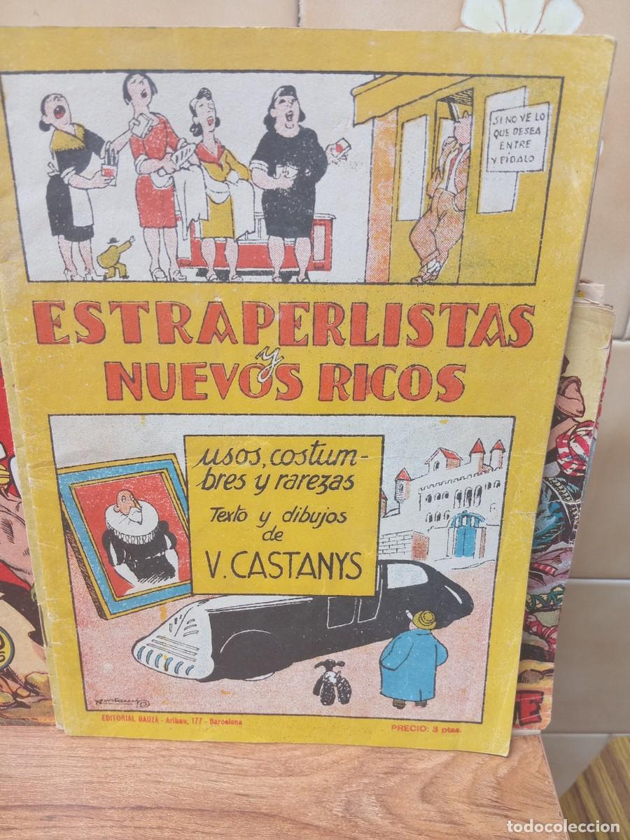 Tebeos: EXTRAPERLISTAS Y NUEVOS RICOS - ED. BAUZA - ORIGINAL - 1950