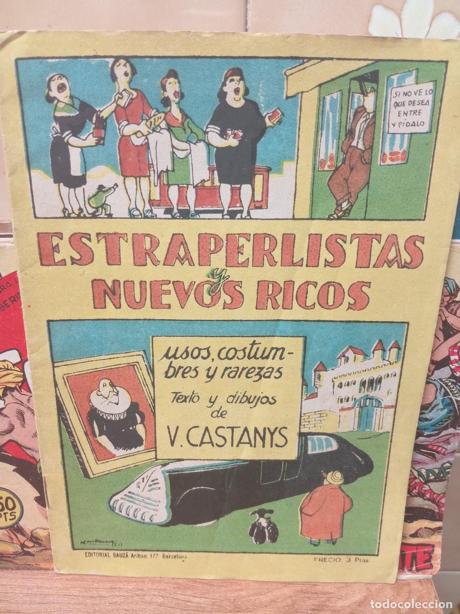 Tebeos: EXTRAPERLISTAS Y NUEVOS RICOS - ED. BAUZA - ORIGINAL - 1950