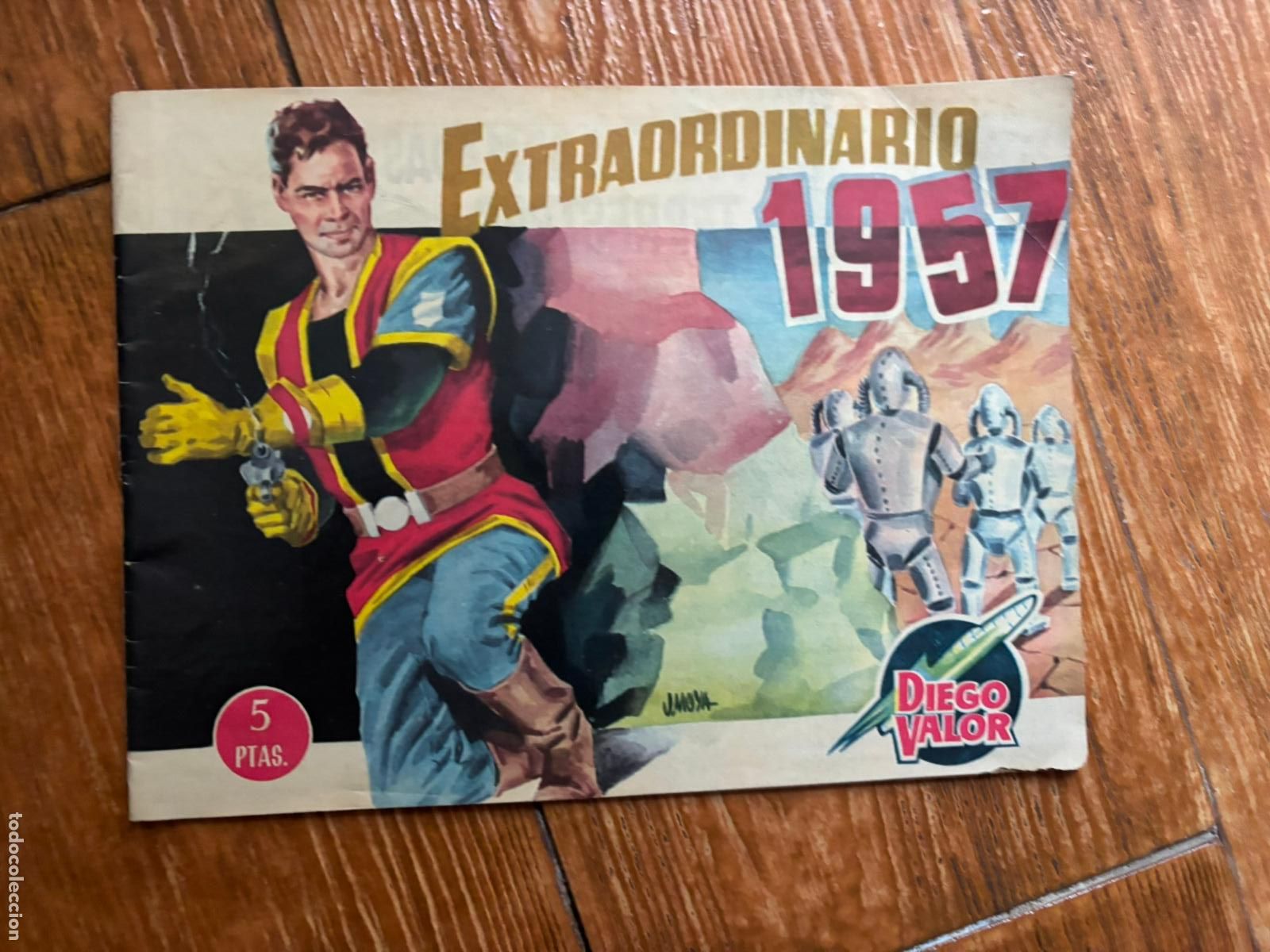 Tebeos: DIEGO VALOR N&ordm; 29 EXTRAORDINARIO 1957 EDITORIAL CID