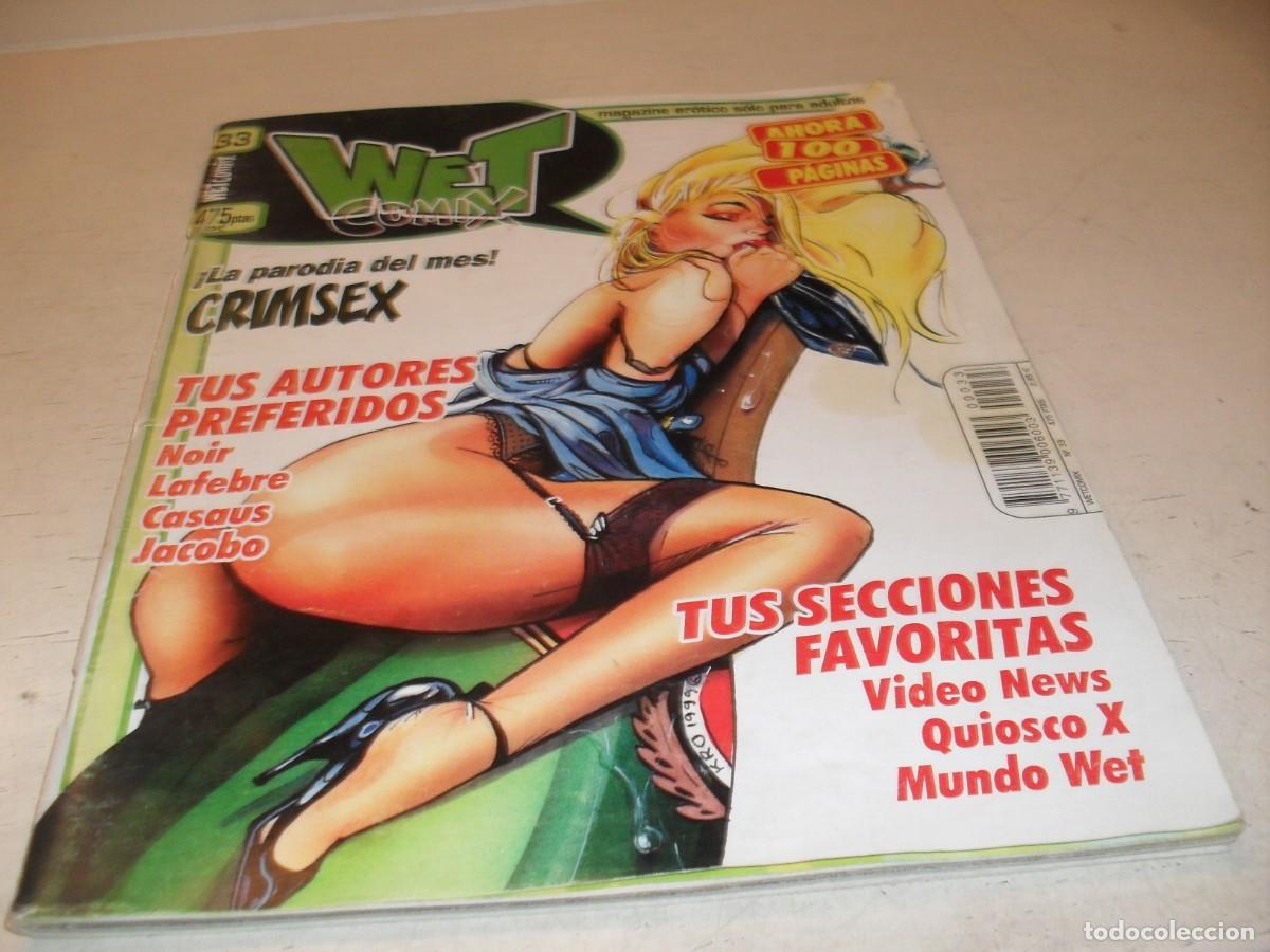 Tebeos: WET COMIX N&ordm; 33,DE 70,SUGERIDO PARA ADULTOS.EDITA MULTIMEDIA,1998.MBE