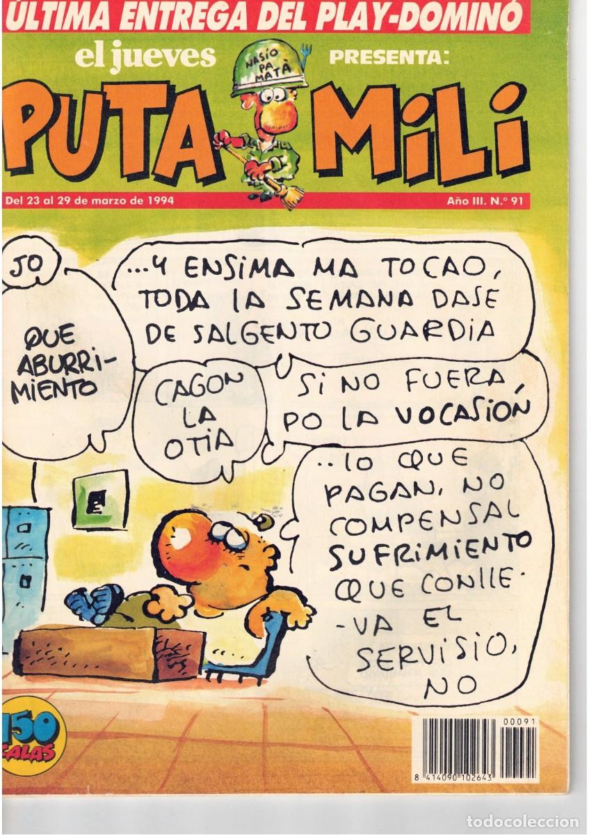 Tebeos: Puta Mili 91. El Jueves.