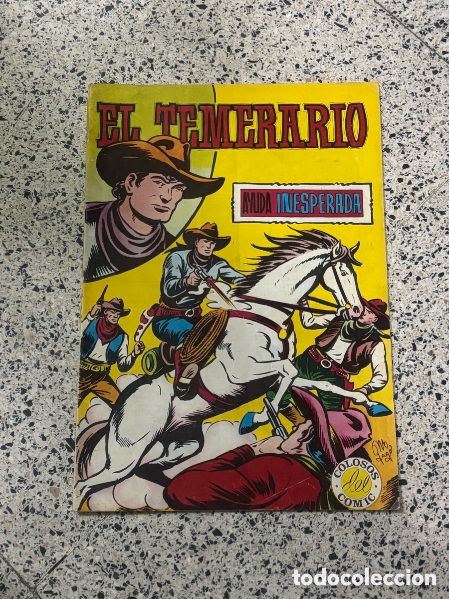 Tebeos: Comic El Temerario N&ordm; 9 Ayuda Inesperada Colosos Del Comic Tebeo Oeste Vintage