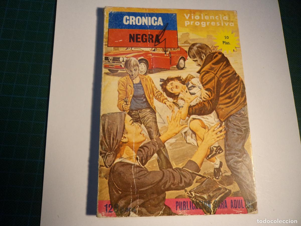 Tebeos: Cronica Negra. N&ordm; 5. Mercocomic. Con se&ntilde;ales de uso.
