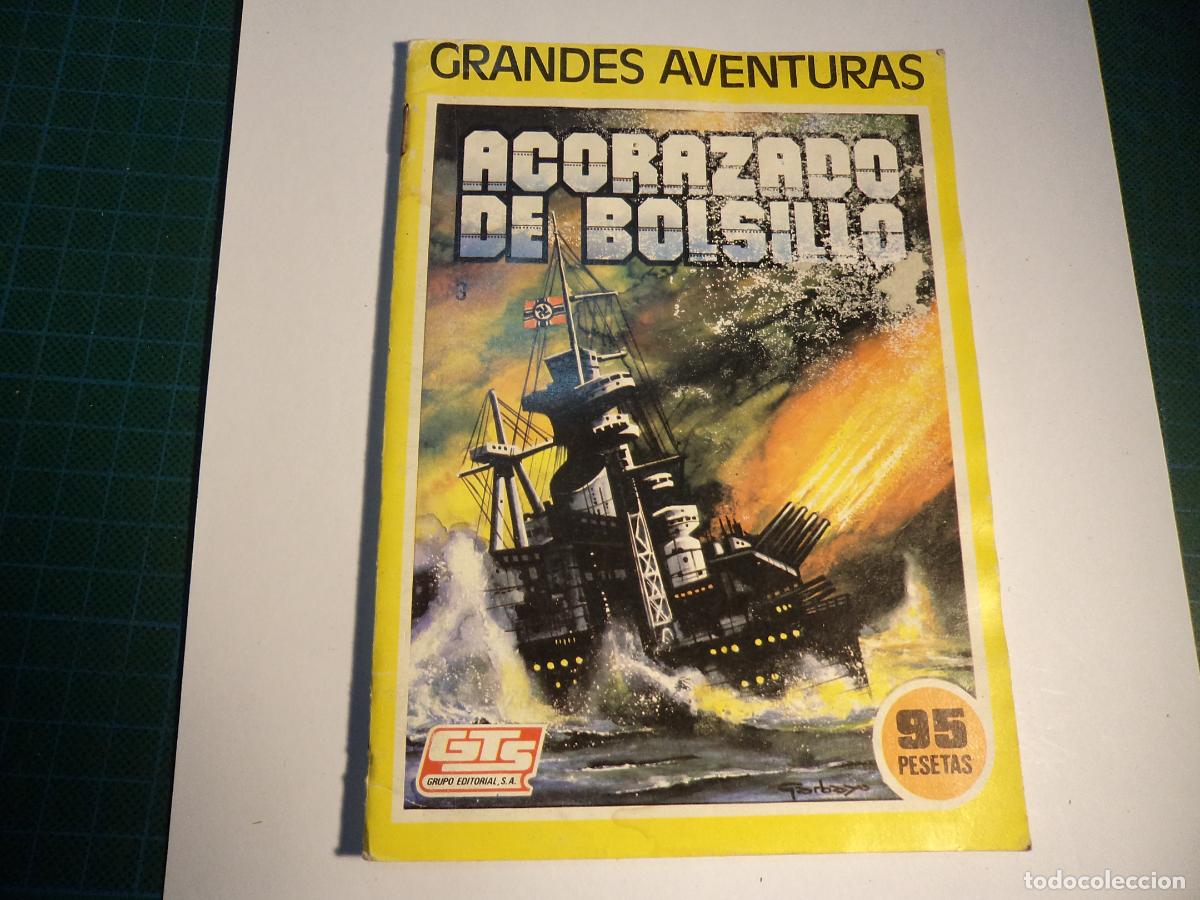 Tebeos: Grandes aventuras. N&ordm; 3. GTS. Portada manchada.