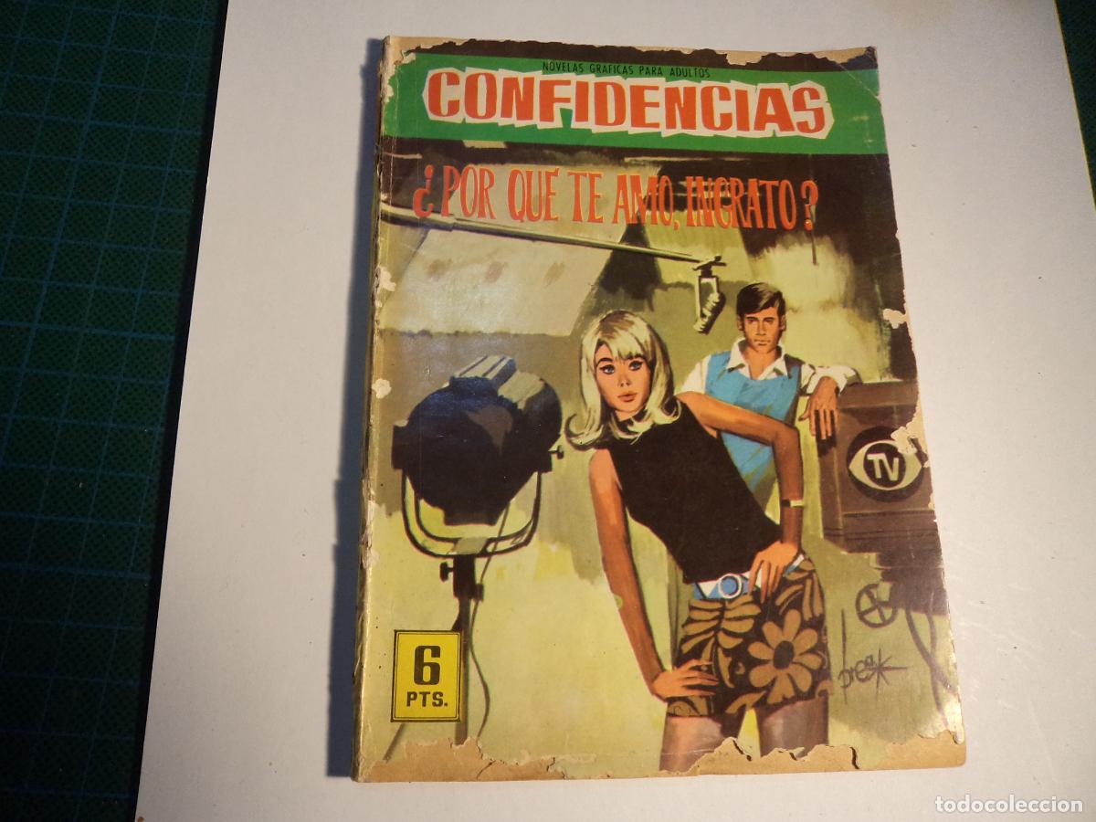 Comics: Confidencias. N&ordm; 452. Ferma. Portada deteriorada por el borde.