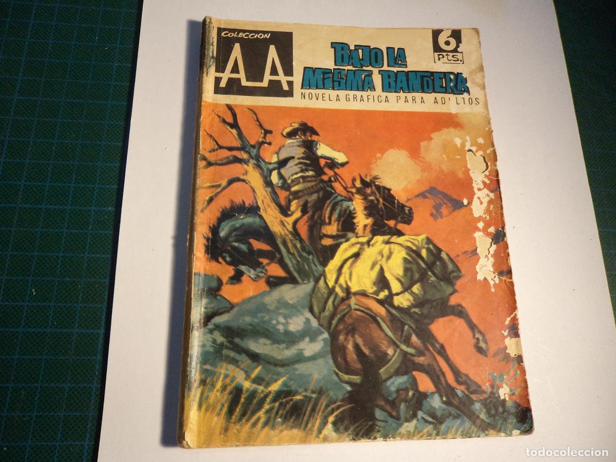 Tebeos: Bajo la misma bandera. A de A. Portada rozada.