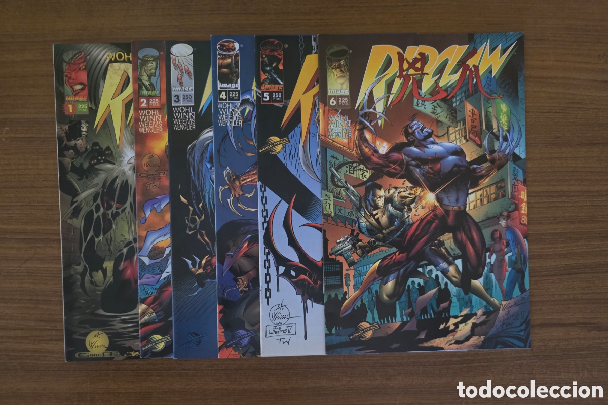 Tebeos: RIPCLAW,NUMEROS DEL 1 AL 6,(IMAGE-WORLD COMICS) - Foto 1