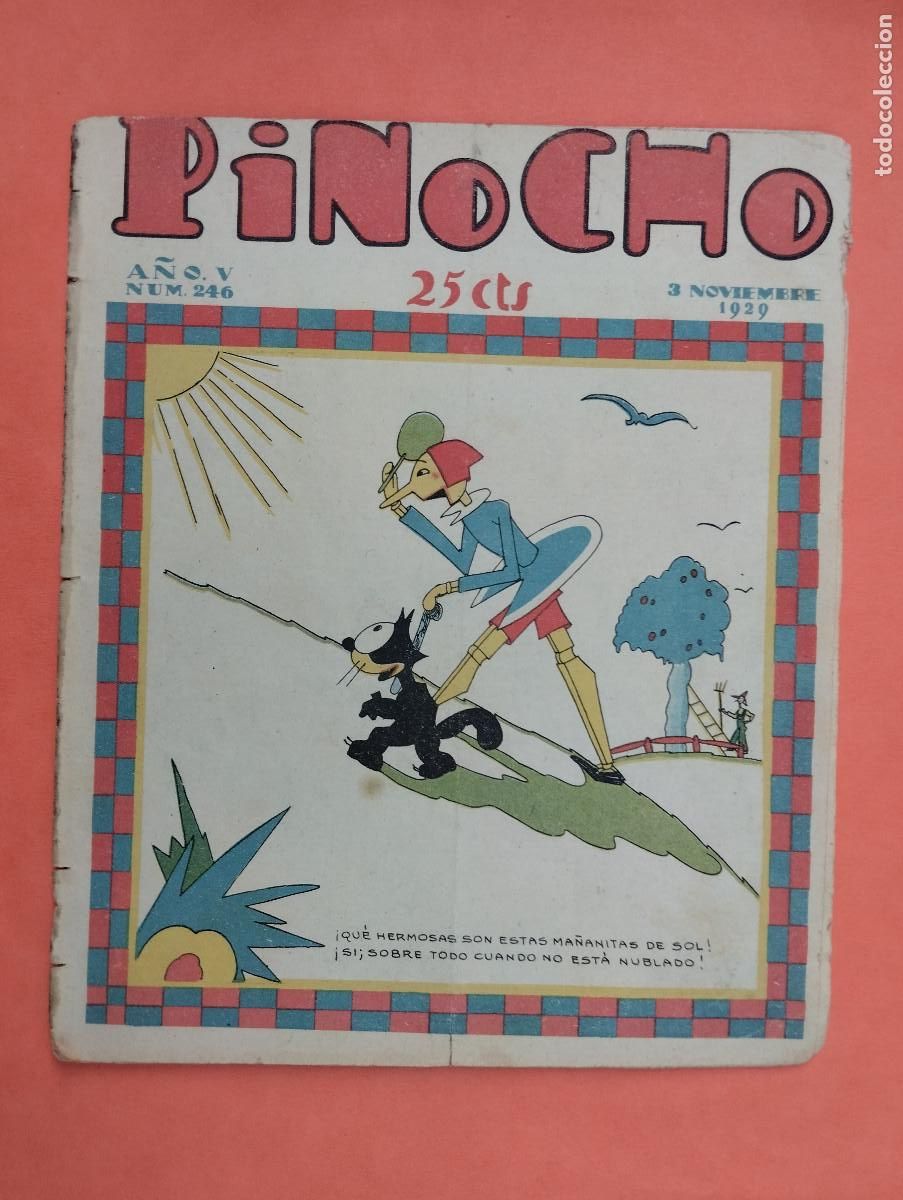 Tebeos: A&Ntilde;O 1929. SEMANARIO INFANTIL PINOCHO N.&ordm; 246. EDITORIAL SATURNINO CALLEJA.