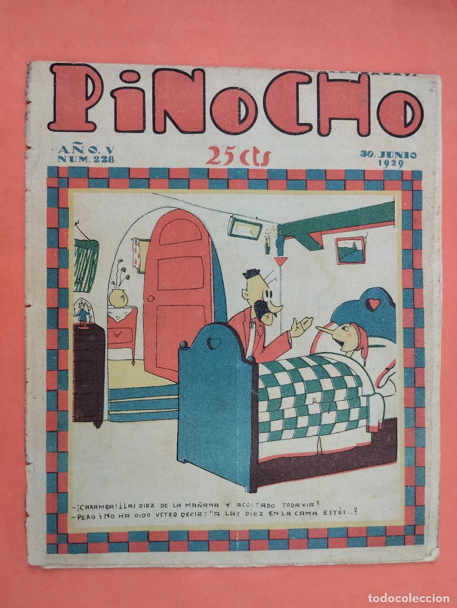 Tebeos: A&Ntilde;O 1929. SEMANARIO INFANTIL PINOCHO N.&ordm; 226. EDITORIAL SATURNINO CALLEJA.