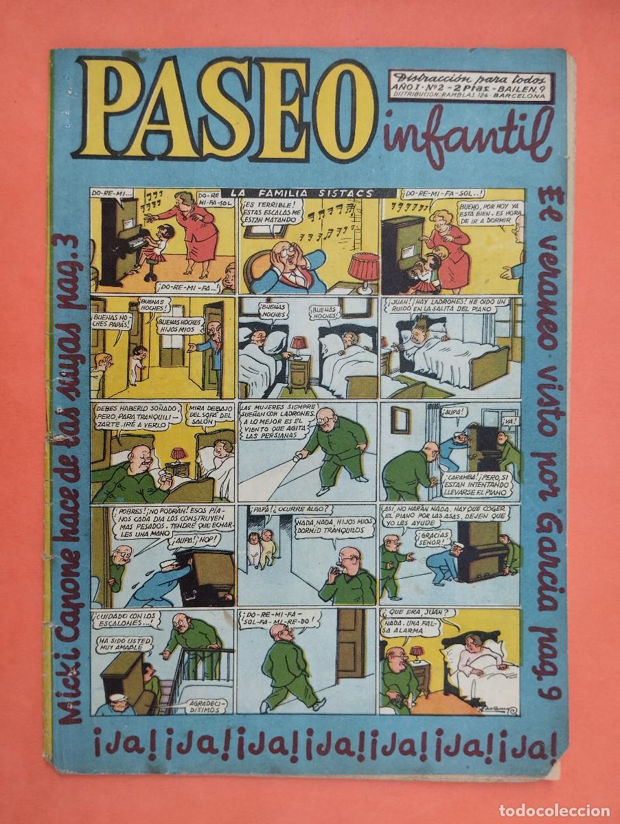 Tebeos: Paseo Infantil / Ediciones Generales / A&ntilde;o I / n&ordm;2