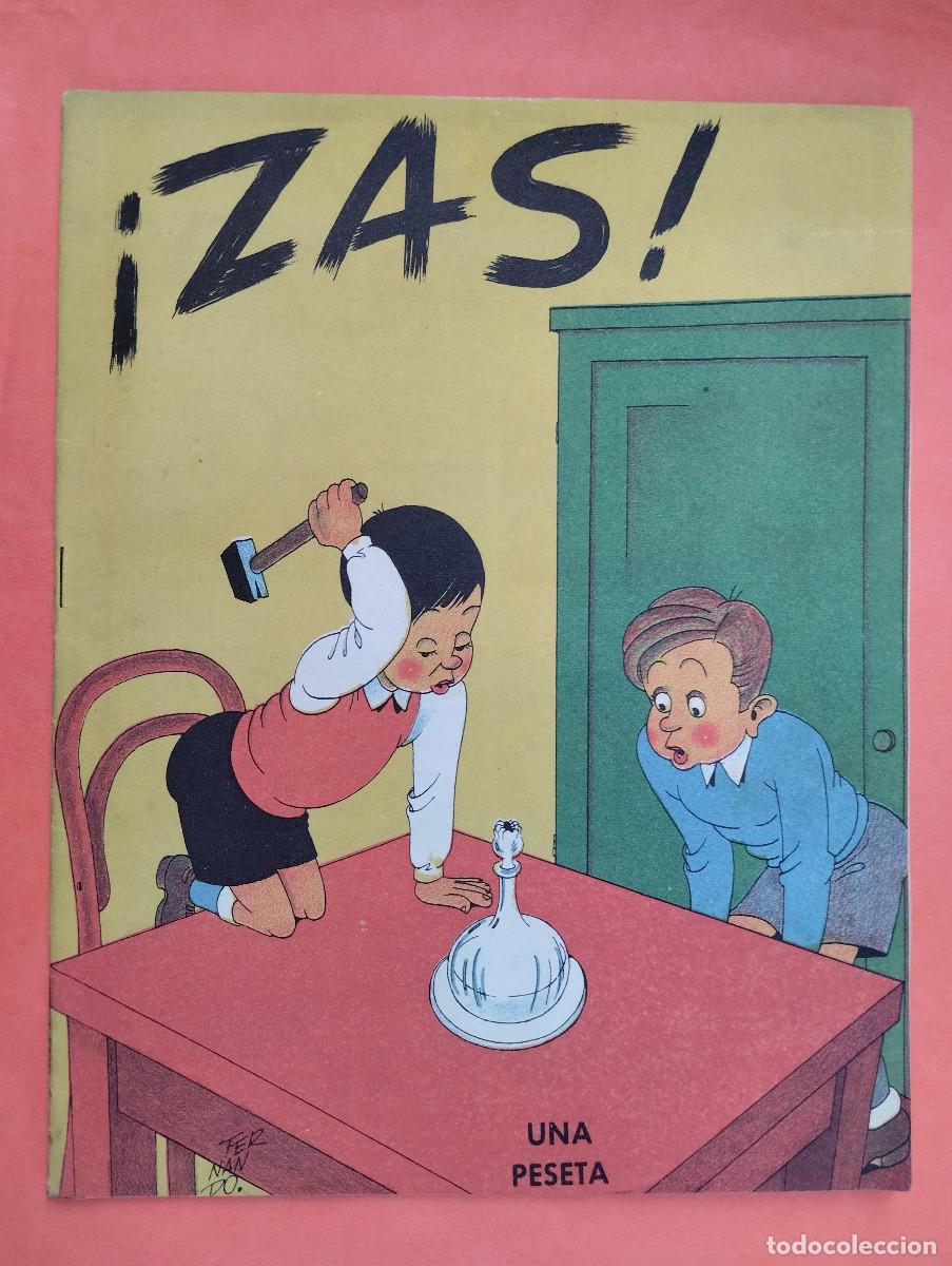 Tebeos: ZAS N&ordm; 6 REVISTA NACIONAL DE LA SECCION DE LOS ASPIRANTES DE LA ACCION CATOLICA