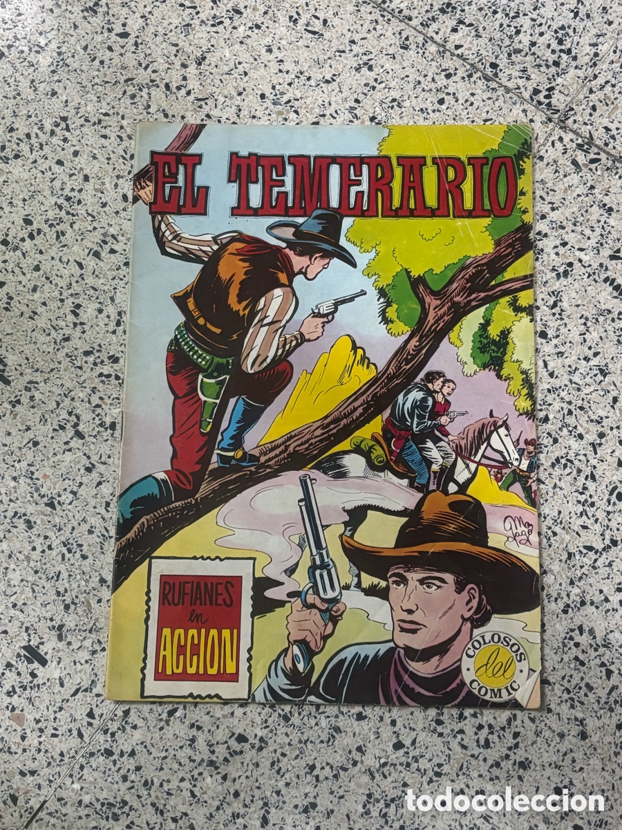 Tebeos: EL TEMERARIO N&ordm; 10 - RUFIANES EN ACCION - MANUEL GAGO - COLOSOS DEL COMIC 1961