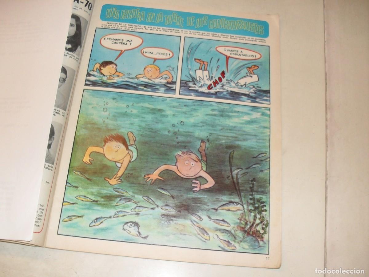 Tebeos: EN 6 PAGINAS,EPISODIO UNA ESCUELA EN LA TORRE DE LOS CONTRABANDISTAS,DONCEL,1970