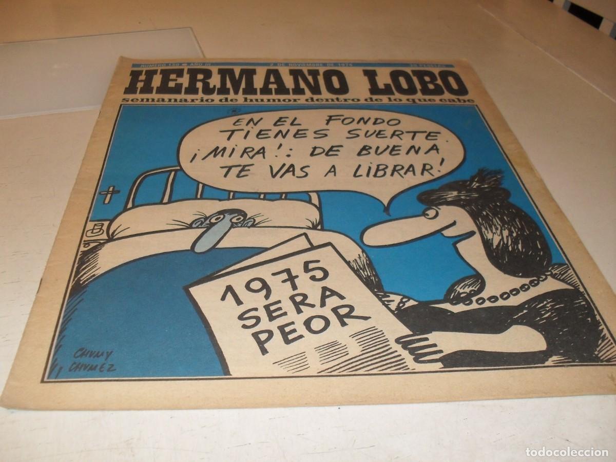 Tebeos: HERMANO LOBO N&ordm; 130,DE 213,HUMOR SATIRICO.PLEYADES EDITORES,1972