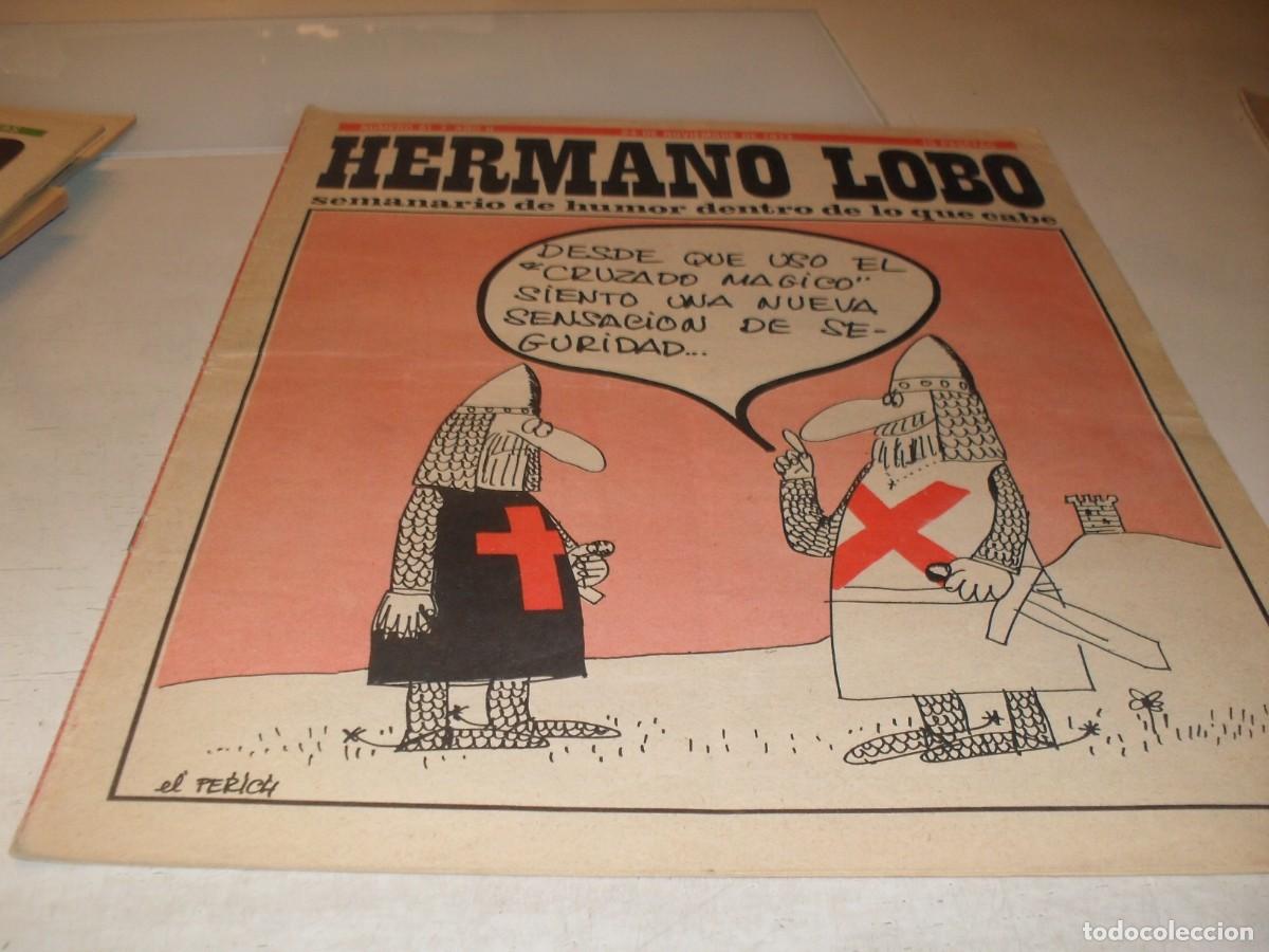 Tebeos: HERMANO LOBO N&ordm; 81,DE 213,HUMOR SATIRICO.PLEYADES EDITORES,1972