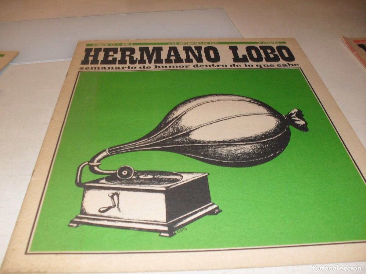 Tebeos: HERMANO LOBO N&ordm; 70,DE 213,HUMOR SATIRICO.PLEYADES EDITORES,1972