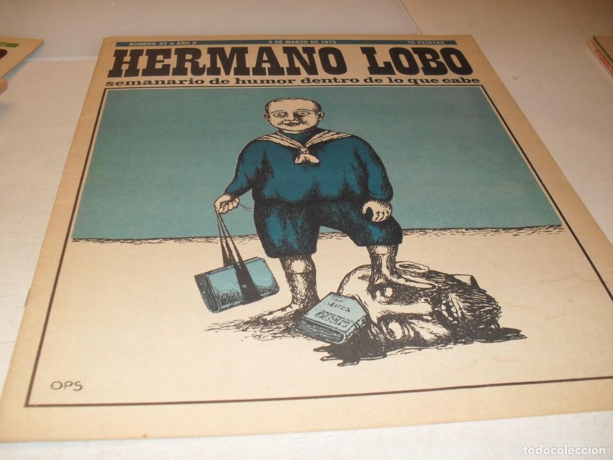 Tebeos: HERMANO LOBO N&ordm; 43,DE 213,HUMOR SATIRICO.PLEYADES EDITORES,1972