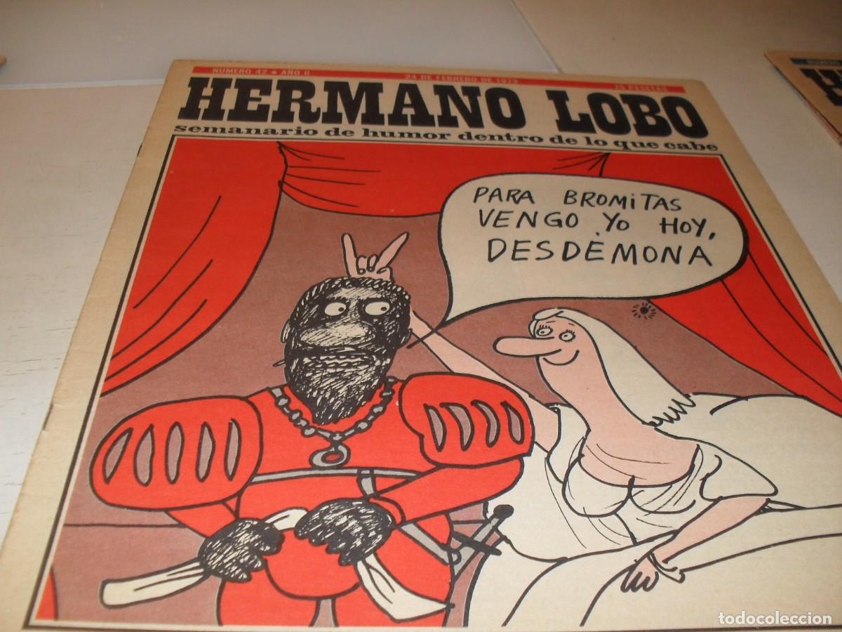 Tebeos: HERMANO LOBO N&ordm; 42,DE 213,HUMOR SATIRICO.PLEYADES EDITORES,1972
