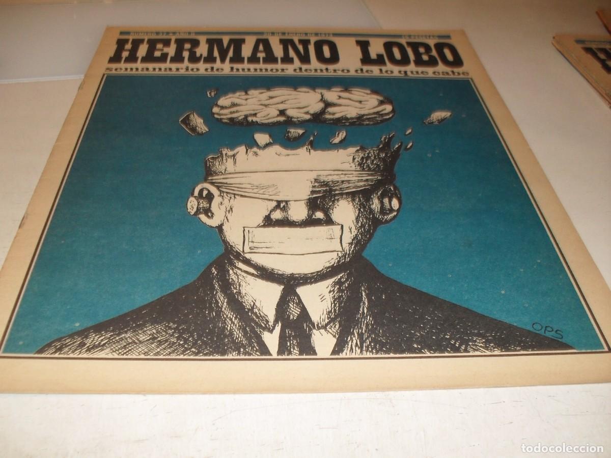 Tebeos: HERMANO LOBO N&ordm; 37,DE 213,HUMOR SATIRICO.PLEYADES EDITORES,1972