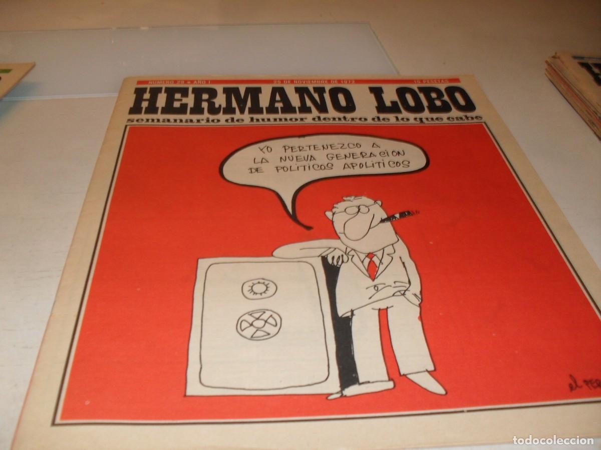 Tebeos: HERMANO LOBO N&ordm; 29,DE 213,HUMOR SATIRICO.PLEYADES EDITORES,1972