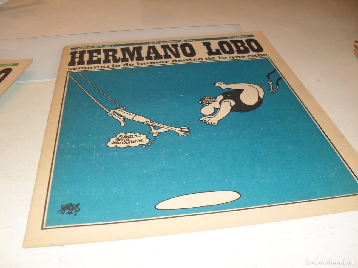 Tebeos: HERMANO LOBO N&ordm; 28,DE 213,HUMOR SATIRICO.PLEYADES EDITORES,1972