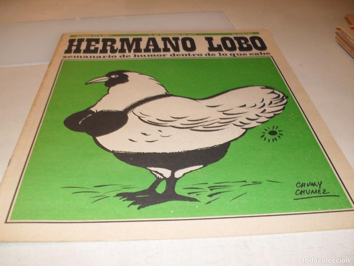 Tebeos: HERMANO LOBO N&ordm; 27,DE 213,HUMOR SATIRICO.PLEYADES EDITORES,1972
