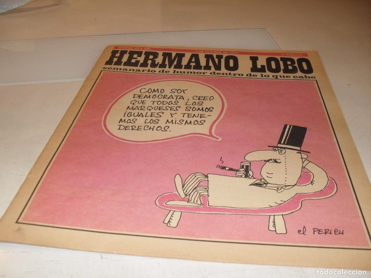 Tebeos: HERMANO LOBO N&ordm; 22,DE 213,HUMOR SATIRICO.PLEYADES EDITORES,1972