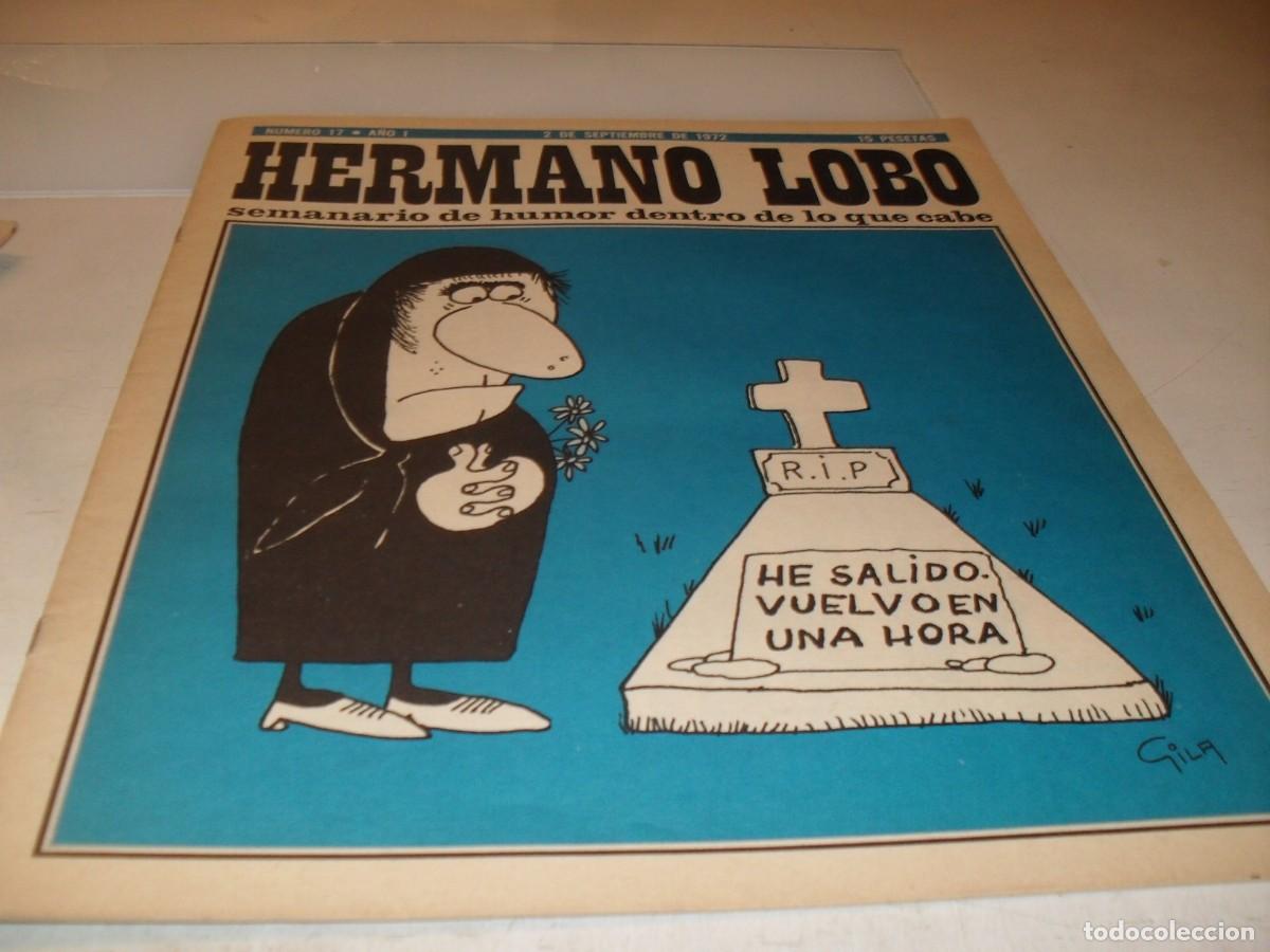 Tebeos: HERMANO LOBO N&ordm; 17,DE 213,HUMOR SATIRICO.PLEYADES EDITORES,1972