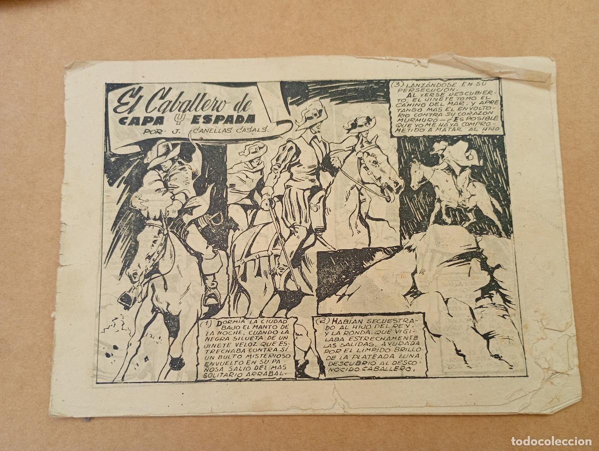 Tebeos: ORIGINAL - BRAVO ESPA&Ntilde;OL (GRAFIDEA - 1941) EL CABALLERO DE CAPA Y ESPADA