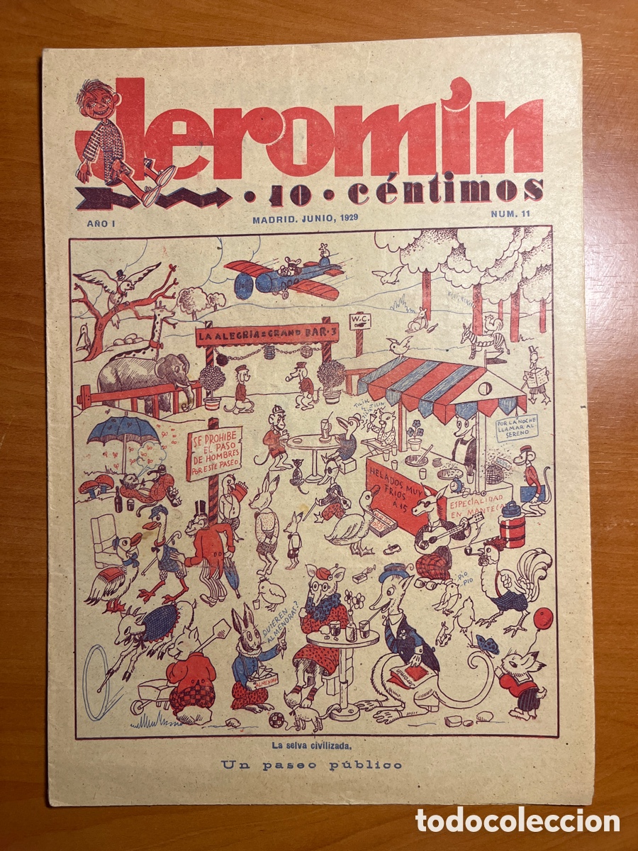 Tebeos: JEROMIN N&Uacute;MERO 11, A&Ntilde;O 1, (CAT&Oacute;LICA 1929), ESCASO!!!