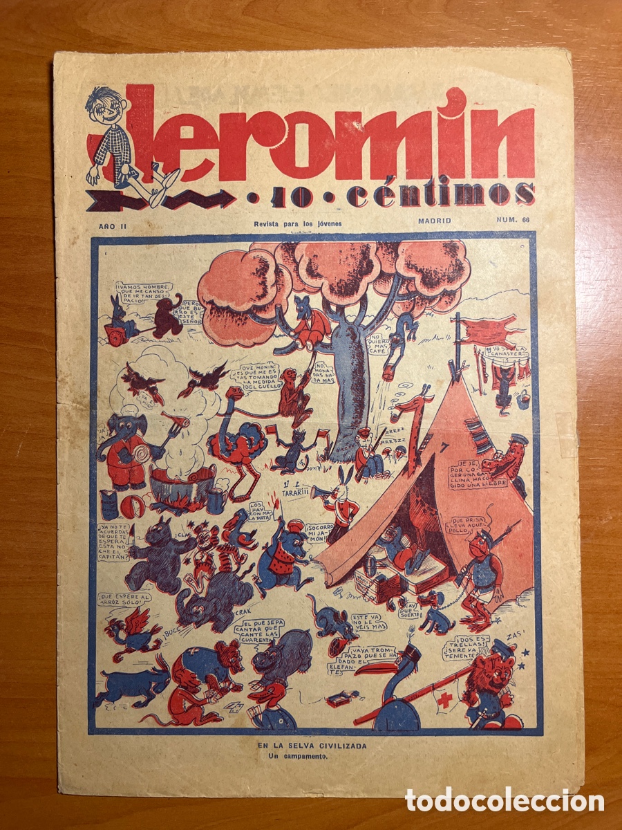 Tebeos: JEROMIN N&Uacute;MERO 66, A&Ntilde;O II, (CAT&Oacute;LICA MADRID)