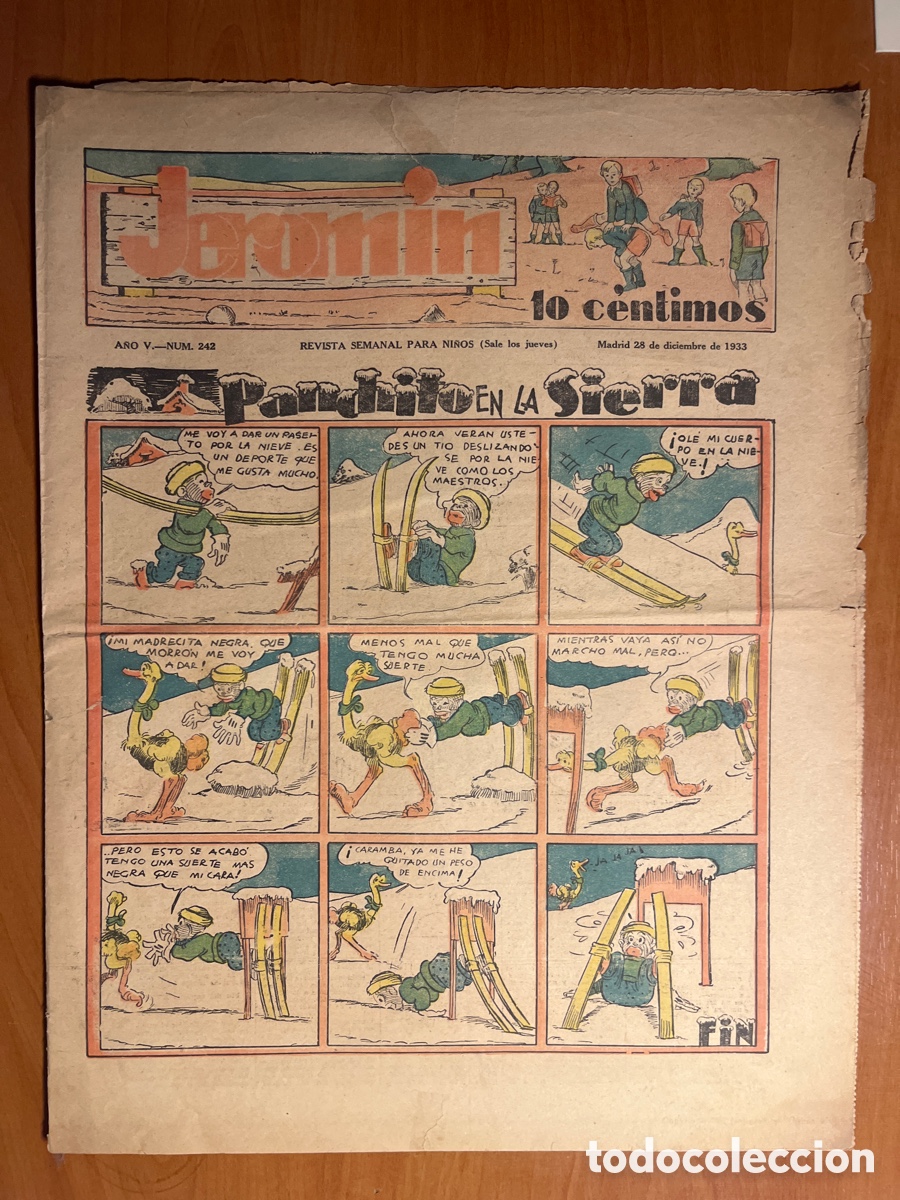 Tebeos: JEROMIN N&Uacute;MERO 242, A&Ntilde;O V, (CAT&Oacute;LICA MADRID)
