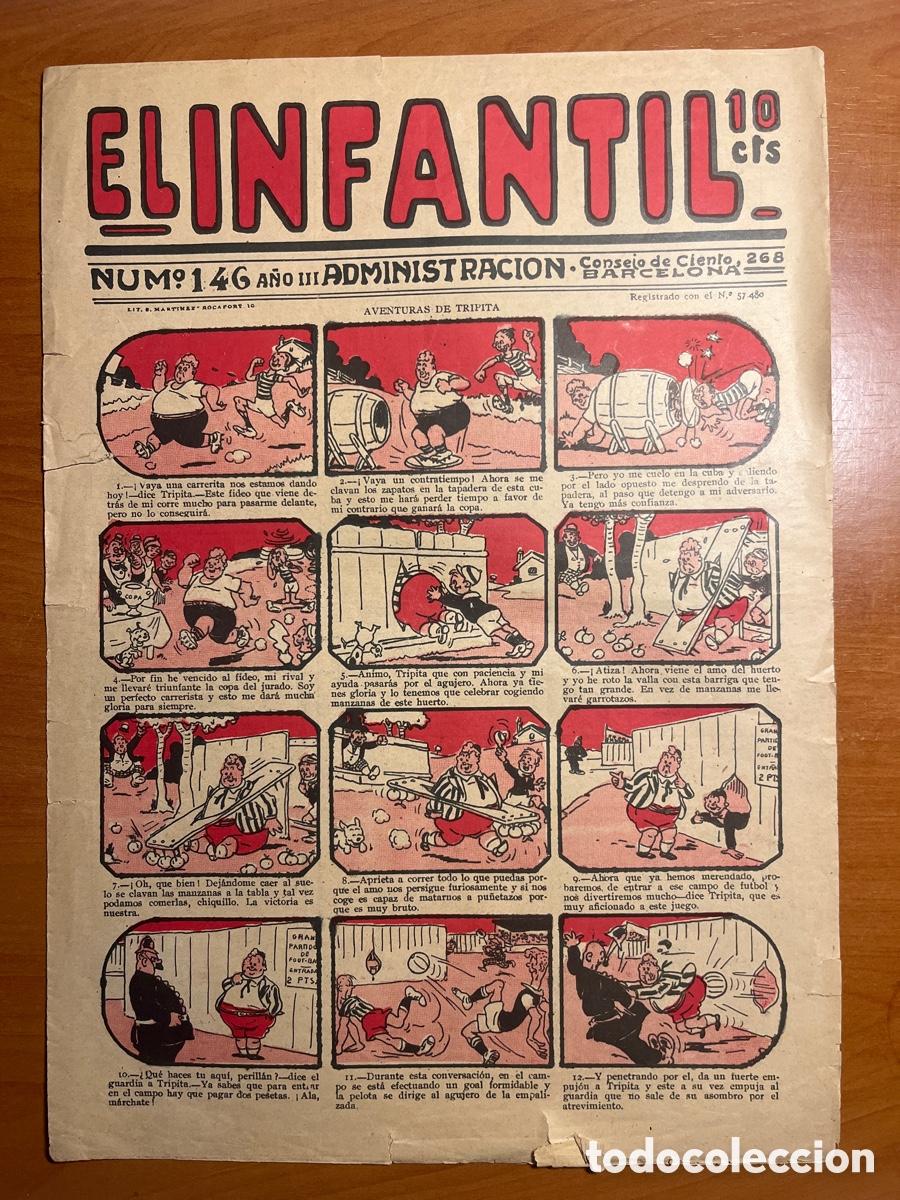 Tebeos: EL INFANTIL, N&Uacute;MERO 146, (AURORA EDITORA)