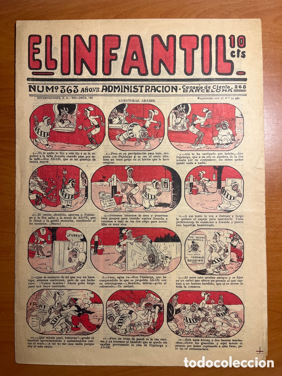Tebeos: EL INFANTIL, N&Uacute;MERO 363, (AURORA EDITORA)