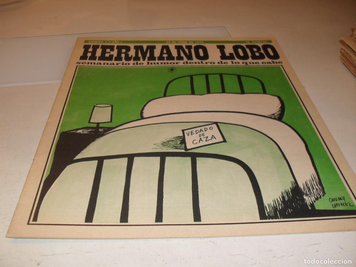 Tebeos: HERMANO LOBO N&ordm; 7,DE 213,HUMOR SATIRICO.PLEYADES EDITORES,1972