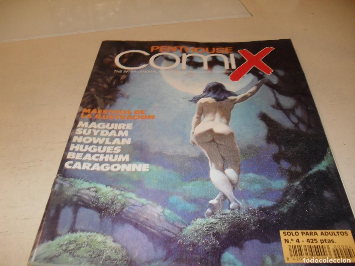 Tebeos: PENTHOUSE COMIX N&ordm; 4,CON LAMINA DE FRAZETTA,DE 108,SUGERIDO PARA ADULTOS.BLUE SKY,1994